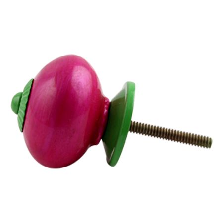 Neon Pink Green Fitting Ceramic Knob